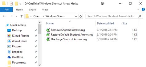 How To Remove Or Change Arrows On Shortcut Icons In Windows 7 8 And 10