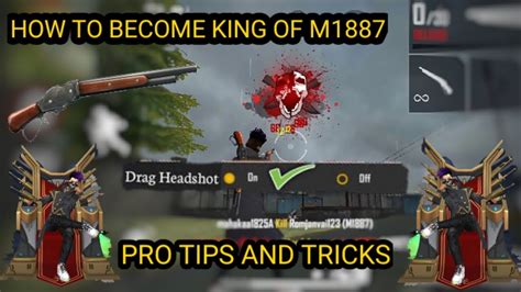 How To Become Drag Headshot King In M1887easily Drag Headshotthe
