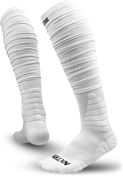 Nxtrnd Xtd Scrunch Football Socks Extra Long Padded Sports Socks For