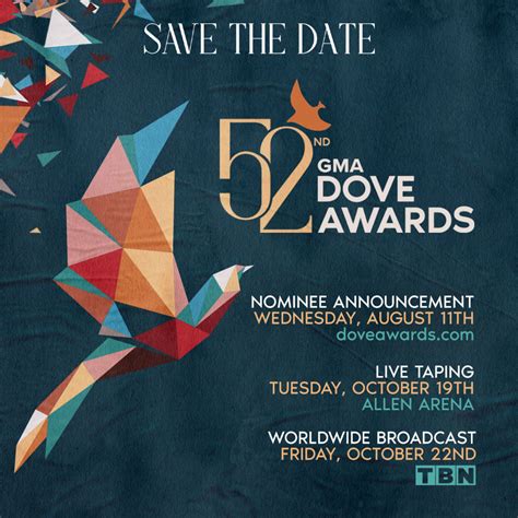 Date Revealed For 52nd Annual GMA Dove Awards - MusicRow.com