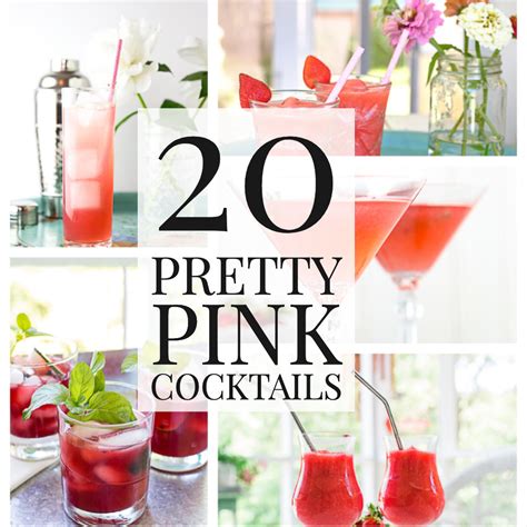20 Pretty Pink Cocktails Sidewalk Shoes