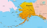 Подробные карты Аляски | Детальные печатные карты Аляски высокого ...