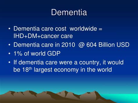 Ppt Dementia Powerpoint Presentation Id5629552