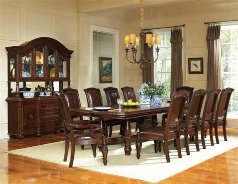 Steve Silver Ay200 Antoinette Formal Dining Room Set With Large