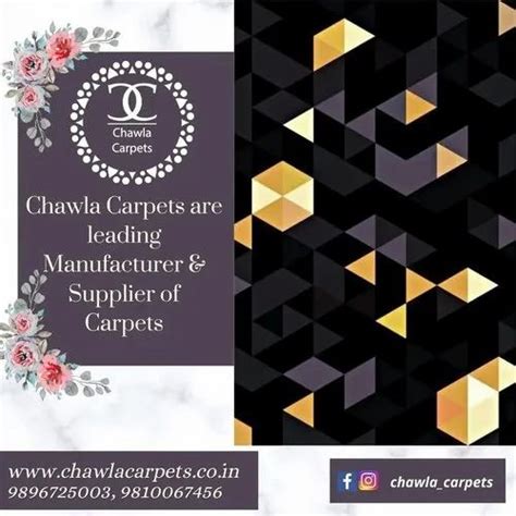 Chawla Carpets Non Woven Printed Carpet For Flooring At Rs 10square