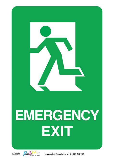 Here is a tutorial on how to wire an exit sign or emergency light! Emergency Exit Safety Sign - Print 2 Media Ltd.