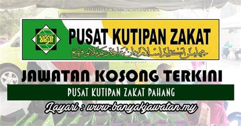 Warganegara malaysia yang berkelayakan digalakkan memohon jawatan kosong seperti berikut. Jawatan Kosong di Pusat Kutipan Zakat Pahang - 28 April ...