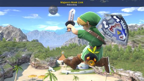 Majoras Mask Link Super Smash Bros Ultimate Mods