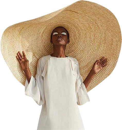 Beach Sun For Womenfloppy Straw Hat Large Brim Sun Oversized Hat