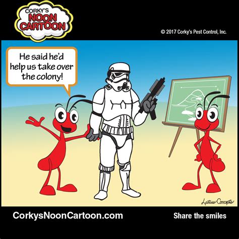 Ant Cartoons Corkys Pest Control Services San Diego Pest Control