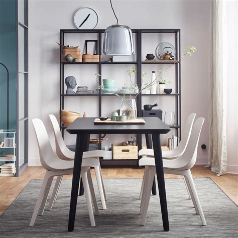 Habitdesign mesa de comedor extensible, mesa. Comedores | Mesa comedor ikea, Mesas de comedor extensibles, Mesas de comedor negras