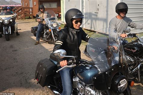 South Dakota Governor Kristi Noem Rides Into Sturgis Motorcycle Rally