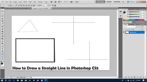 Best Ways To Draw A Straight Line In Photoshop Cs5 Itechguides
