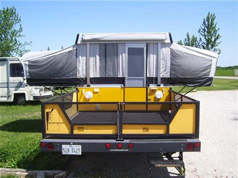 The 2006 Fleetwood Scorpion Toy Hauler A Tent Trailer On Its Side