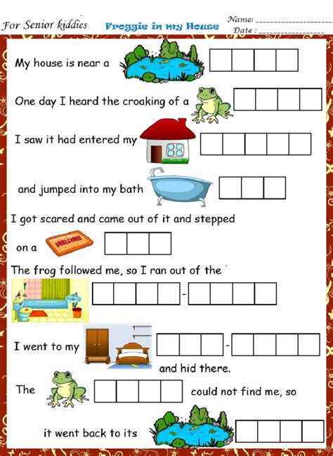 Fun English Worksheet Educative Printable