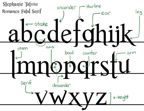 Anatomy Of A Typeface Bezymajor
