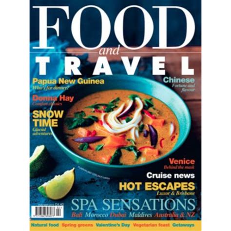 Food And Travel Uk Magazine Subscription Discount 15 Magsstore