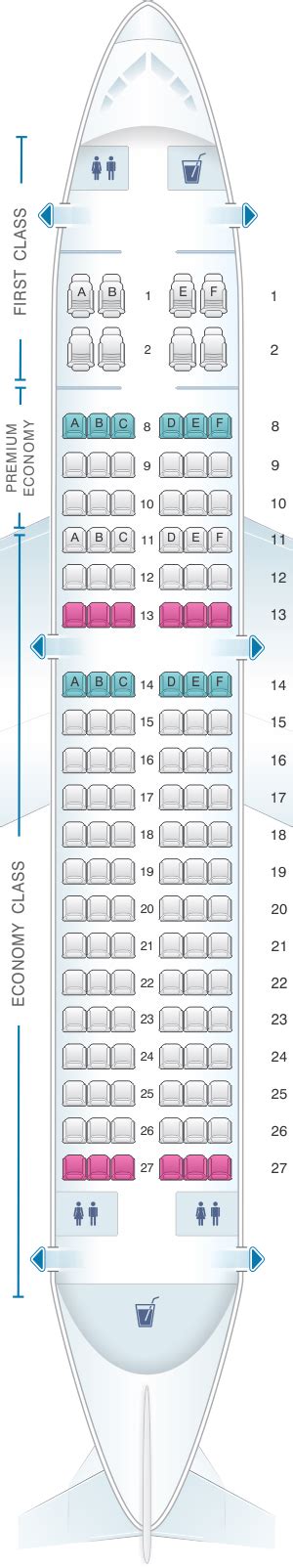 Plan De Cabine American Airlines Airbus A319 Seatmaestrofr