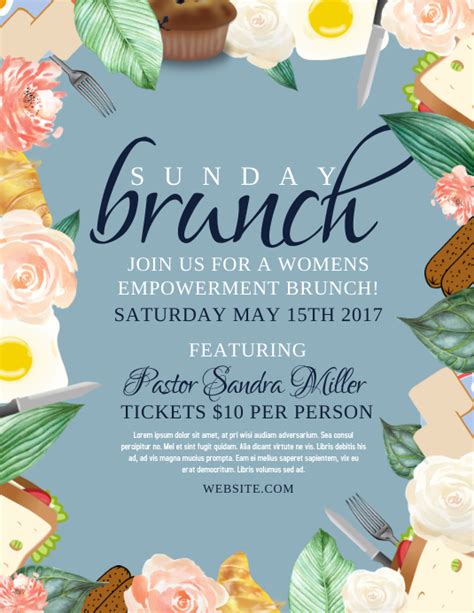 Brunch Template Postermywall