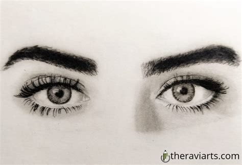 How To Draw Two Eyes Step By Step Easily For Beginners
