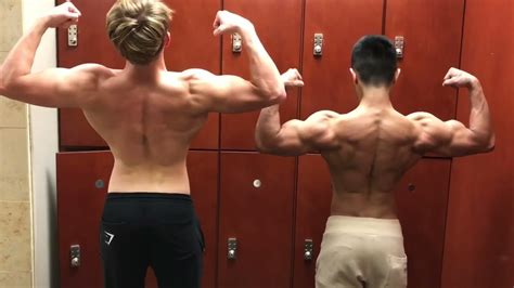 Teen Bodybuilders Flexing Aesthetic Ripped Muscle Youtube