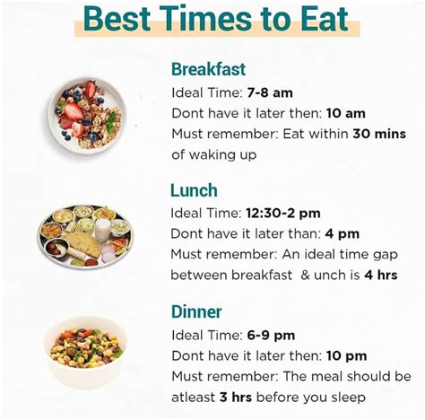 Optimal Meal Times For Maximum Health Benefits