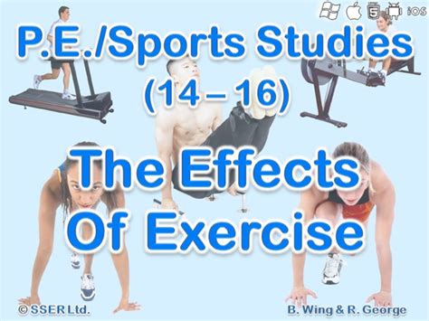 Pe21st The Effects Of Exercise Teaching Resources