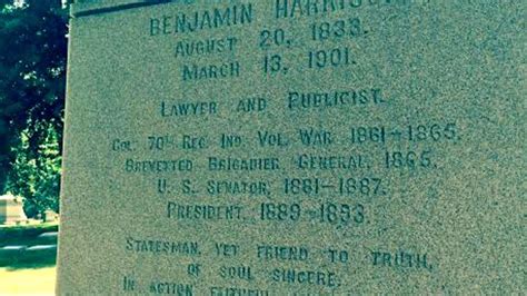 Grave Sightings Benjamin Harrison Mental Floss