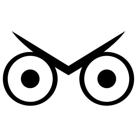 Angry Eyes Svg