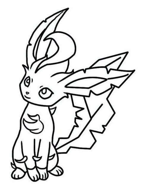 Leafeon Pokemon Eevee Evolutions To Color Pokemon Coloring Pages