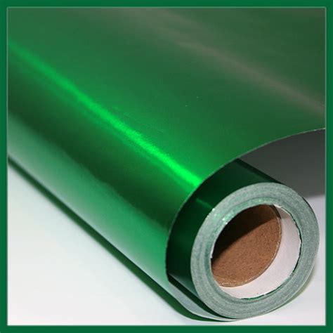 Wrapping Paper Metallic Green 2 Rolls Wl Coller Ltd