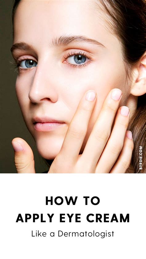 How To Apply Eye Cream Skin Cream Anti Aging Anti Aging Skin Treatment