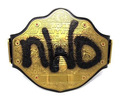 Autographed Wcw Nwo Hollywood Hogan Championship Title Belt Hogan S Beach Shop