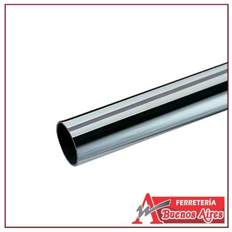 TUBO CORTINERO EN HIERRO CROMO