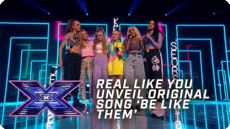 Real Like You Unveil Original Song Be Like Them X Factor The Band