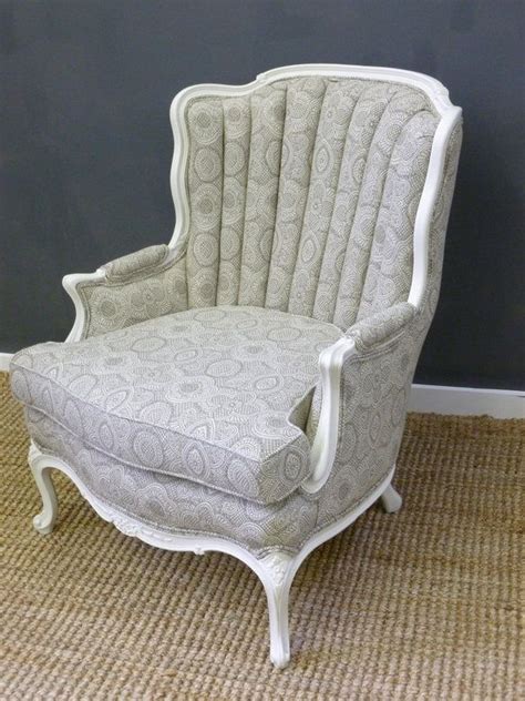Not sure how to reupholster a chair? Reupholstered Antique Channel-Back Arm Chair | Armchair ...