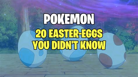 Pokemon Games 20 Easter Eggs You Didnt Know About