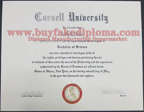Buy Cornell University Fake Diploma Degree Onlinebuy Fake Diplomabuy