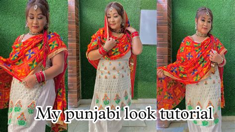My Punjabi Makeup Look Tutorial 😍 Radhika Chettri Youtube