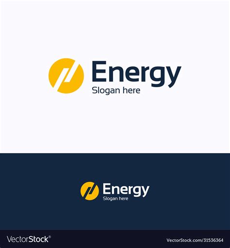 Energy Logo Royalty Free Vector Image Vectorstock