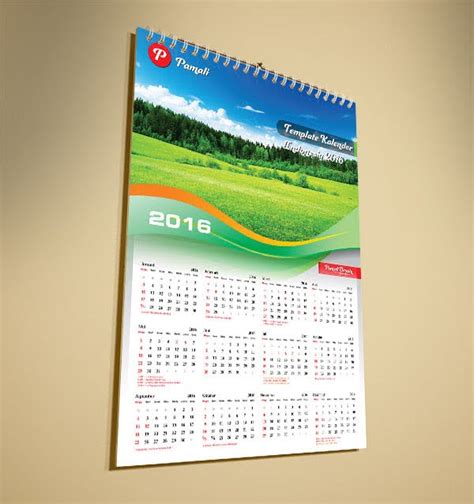 Desain Kalender Gratis Download 2016 Percetakan Tangerang