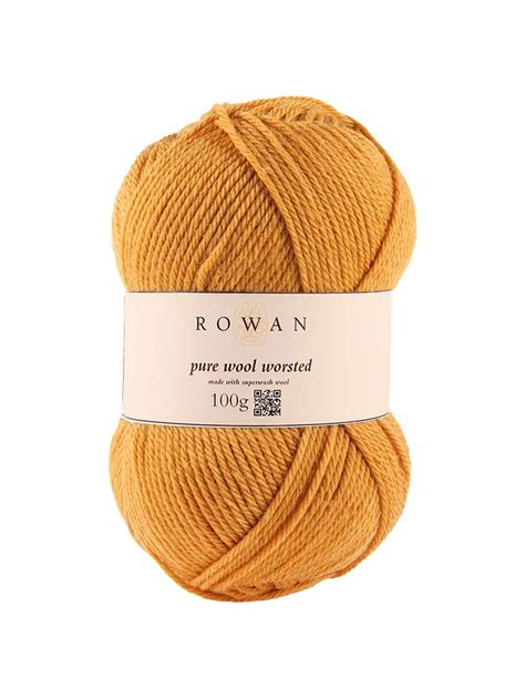 Rowan Pure Wool Superwash Worsted Aran Yarn 100g Gold 133