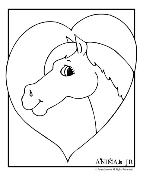 Cartoon horses coloring pages download and print for free