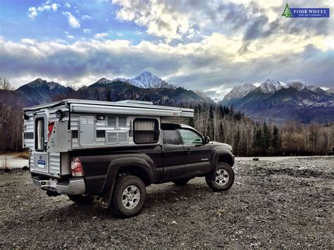 Four Wheel Camper On A Taco Pop Up Truck Campers Slide In Truck