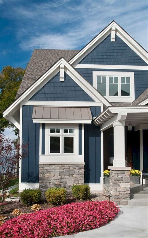 Exterior House Colors With Brown Roof Best 25 Blue House Exteriors