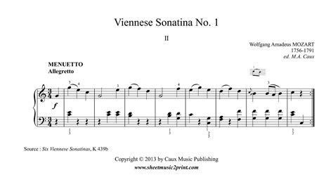 Mozart Viennese Sonatina No 1 In C Major 24 Youtube