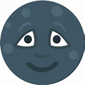 New moon face emoji clipart. Free download transparent .PNG | Creazilla