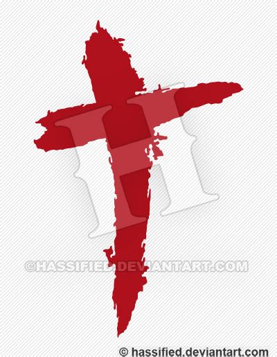 Brushed Cross By Hassified On Deviantart