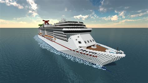 Carnival Legend 11 Scale Cruise Ship Minecraft Map