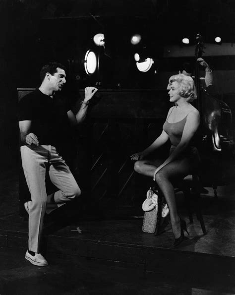 Marilyn Monroe And Frankie Vaughan On The Set Of Let S Make Love